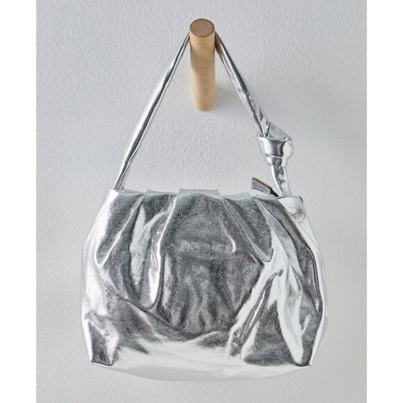 FREE PEOPLE Viva La Vegan bag/ Silver NWT♥️ - Picture 4 of 10